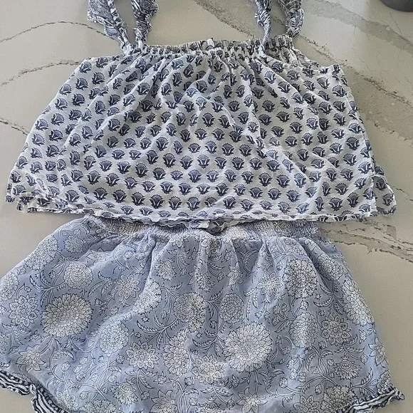 Cleobella Ruffled Cami Pajama Set size small